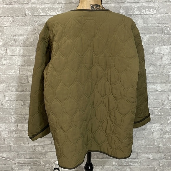 Knox Rose Olive Green Quilted Jacket - Picture 5 of 7